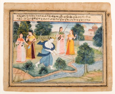 Balarama altera el curso del río Jamuna de Unbekannt Unbekannt